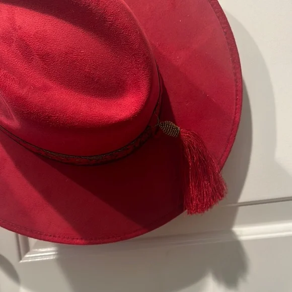 Elegant Red Women's Hat